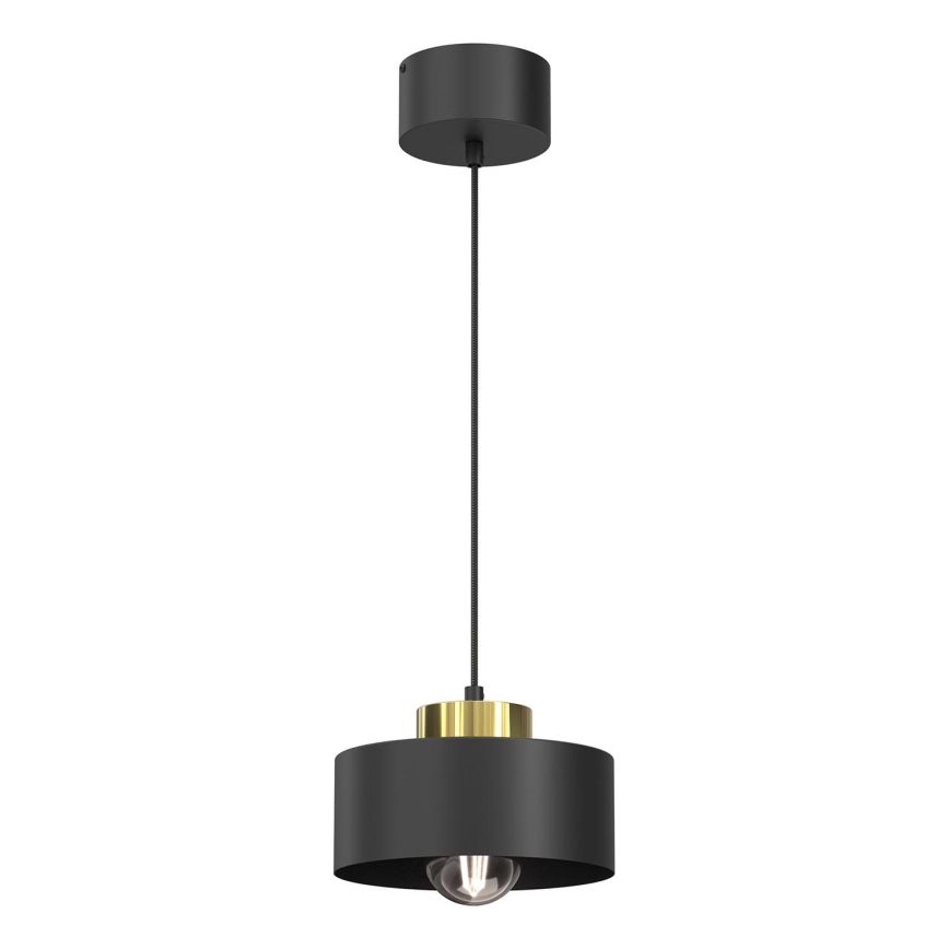 Κρεμαστό φωτιστικό οροφής MARTI 1xE27/15W/230V μαύρο/χρυσό