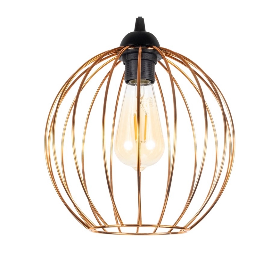 Κρεμαστό φωτιστικό οροφής MATT 2xE27/60W/230V spider μαύρο/χαλκός
