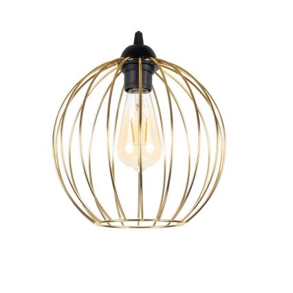 Κρεμαστό φωτιστικό οροφής MATT 2xE27/60W/230V spider μαύρο/χρυσό