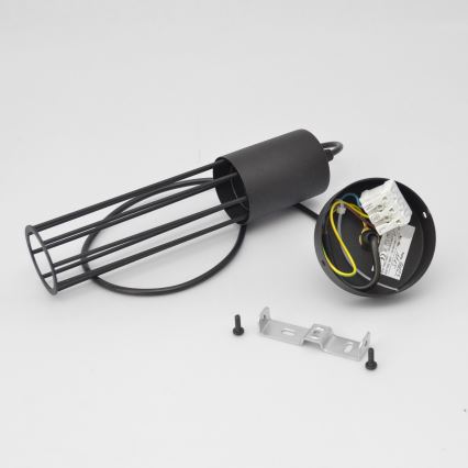 Κρεμαστό φωτιστικό οροφής MELODY 1xE27/15W/230V μαύρο