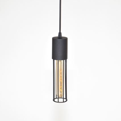 Κρεμαστό φωτιστικό οροφής MELODY 2xE27/15W/230V μαύρο