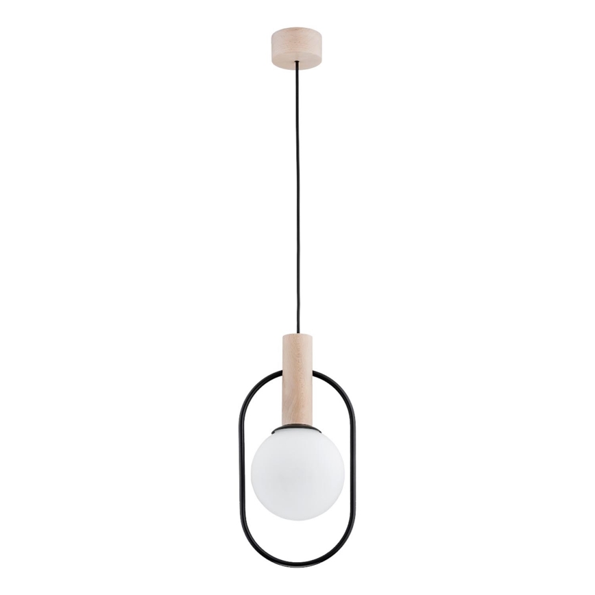 Κρεμαστό φωτιστικό οροφής MIKI 1xE14/10W/230V μαύρο/μπεζ