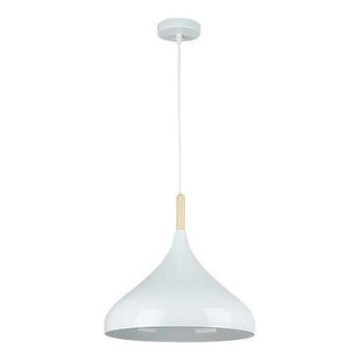 Κρεμαστό φωτιστικό οροφής MIKO 1xE27/60W/230V διάμετρος 32 cm λευκό