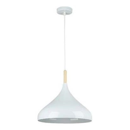 Κρεμαστό φωτιστικό οροφής MIKO 1xE27/60W/230V διάμετρος 32 cm λευκό