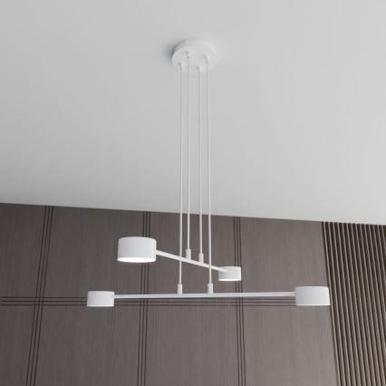 Κρεμαστό φωτιστικό οροφής MODUS 4xGX53/10W/230V λευκό