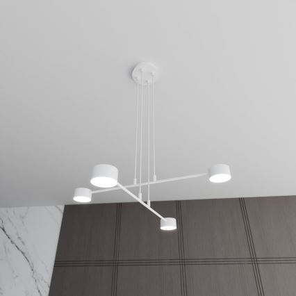 Κρεμαστό φωτιστικό οροφής MODUS 4xGX53/10W/230V λευκό