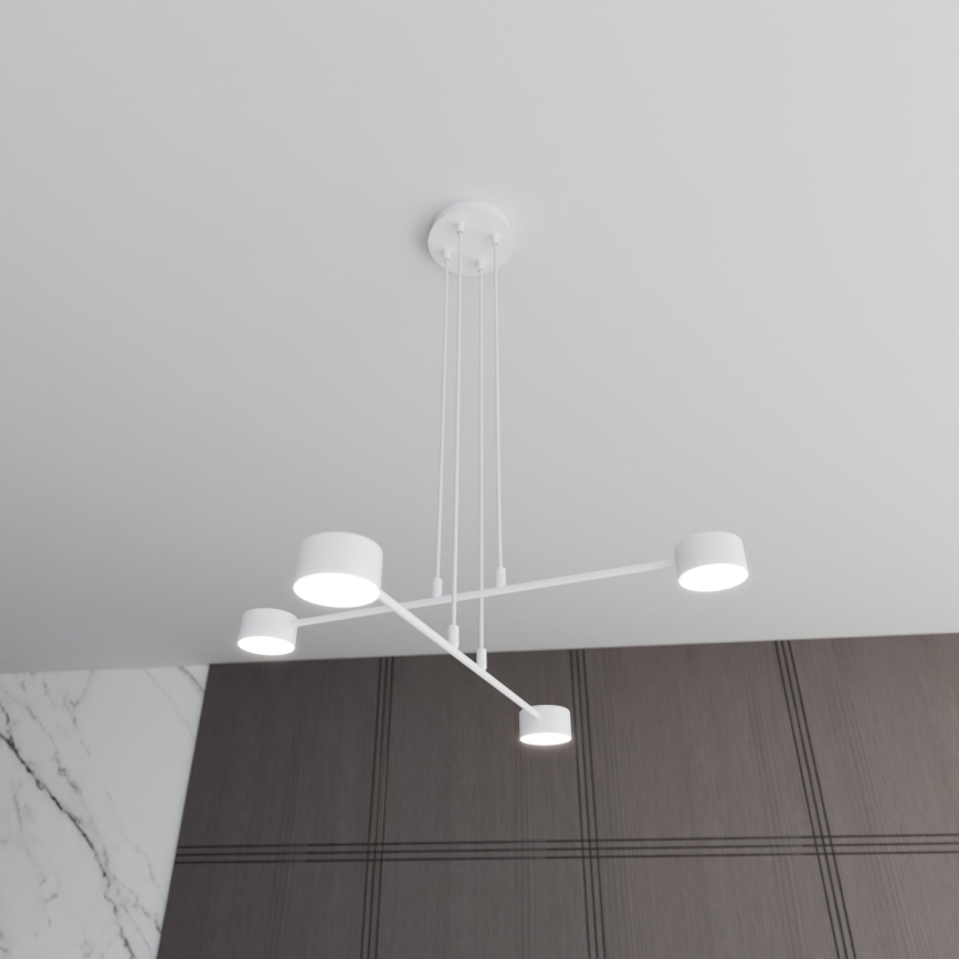 Κρεμαστό φωτιστικό οροφής MODUS 4xGX53/10W/230V λευκό