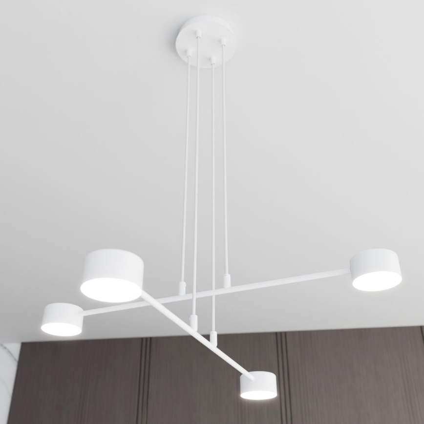 Κρεμαστό φωτιστικό οροφής MODUS 4xGX53/10W/230V λευκό