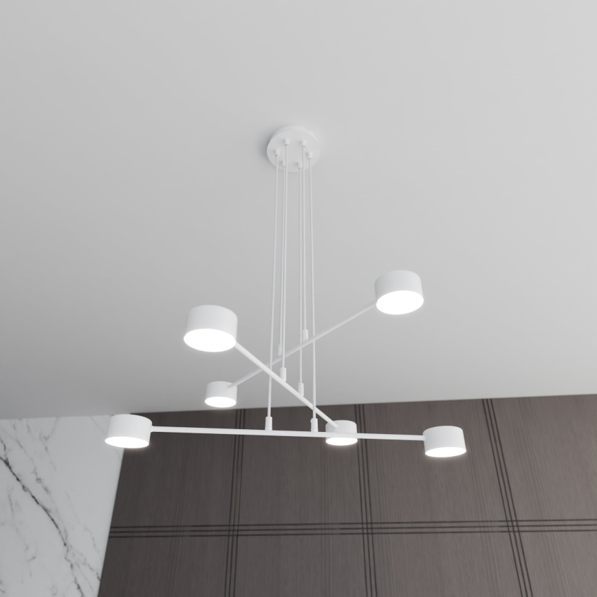 Κρεμαστό φωτιστικό οροφής MODUS 6xGX53/10W/230V λευκό