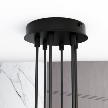 Κρεμαστό φωτιστικό οροφής MODUS 6xGX53/10W/230V μαύρο