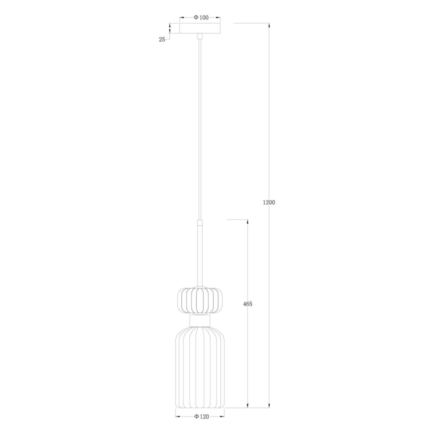 Κρεμαστό φωτιστικό οροφής MOLLY 1xE14/40W/230V διάμετρος 12 cm χρυσό/πράσινο/ροζ