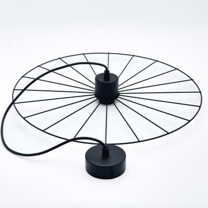 Κρεμαστό φωτιστικό οροφής MONTANA 1xE27/15W/230V διάμετρος 45 cm μαύρο