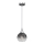 Κρεμαστό φωτιστικό οροφής MONTE 1xE27/60W/230V δ. 15 cm ματ χρώμιο