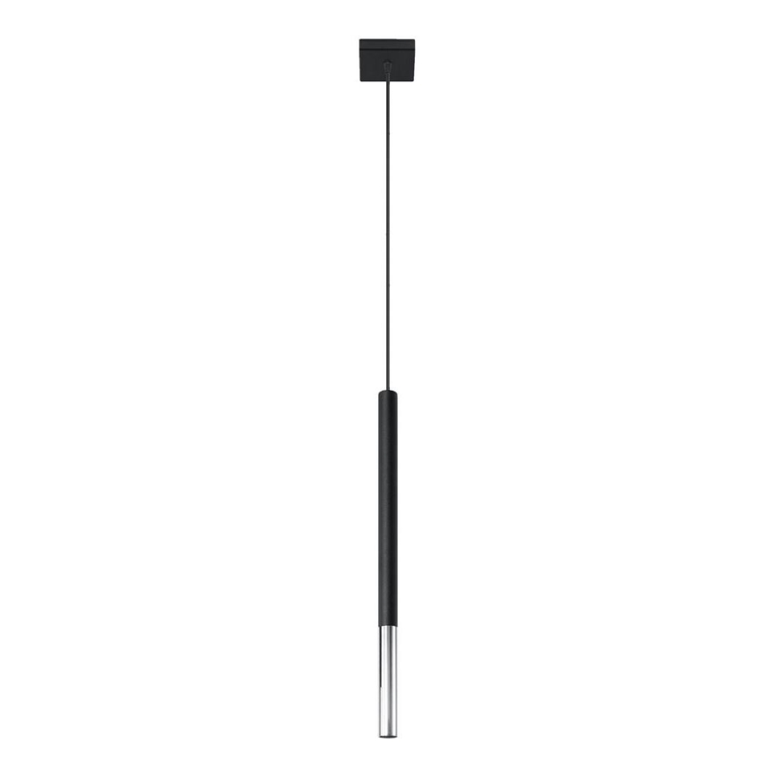 Κρεμαστό φωτιστικό οροφής MOSAIC 1xG9/12W/230V μαύρο/γυαλιστερό χρώμιο
