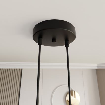 Κρεμαστό φωτιστικό οροφής MOTIF 2xE14/10W/230V χρυσό