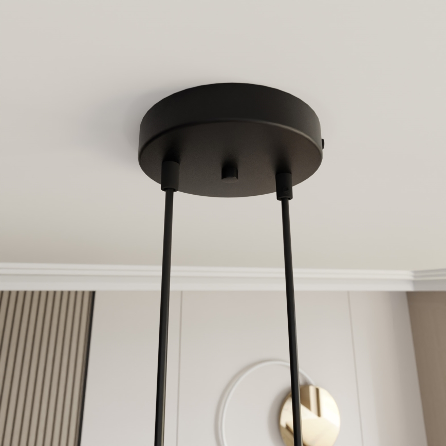 Κρεμαστό φωτιστικό οροφής MOTIF 2xE14/10W/230V χρυσό