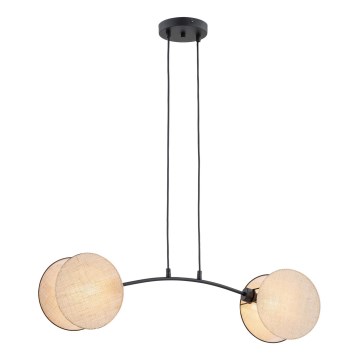 Κρεμαστό φωτιστικό οροφής MOTIF 2xE27/15W/230V μπεζ