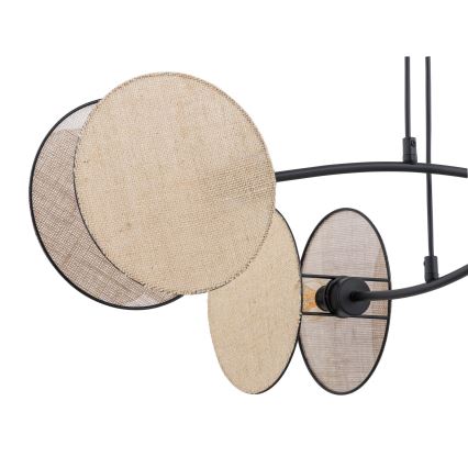 Κρεμαστό φωτιστικό οροφής MOTIF 4xE14/10W/230V μπεζ