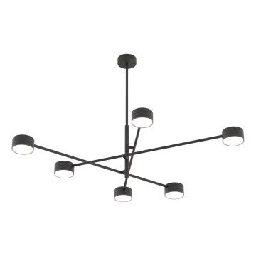 Κρεμαστό φωτιστικό οροφής NATSU 6xGX53/12W/230V μαύρο