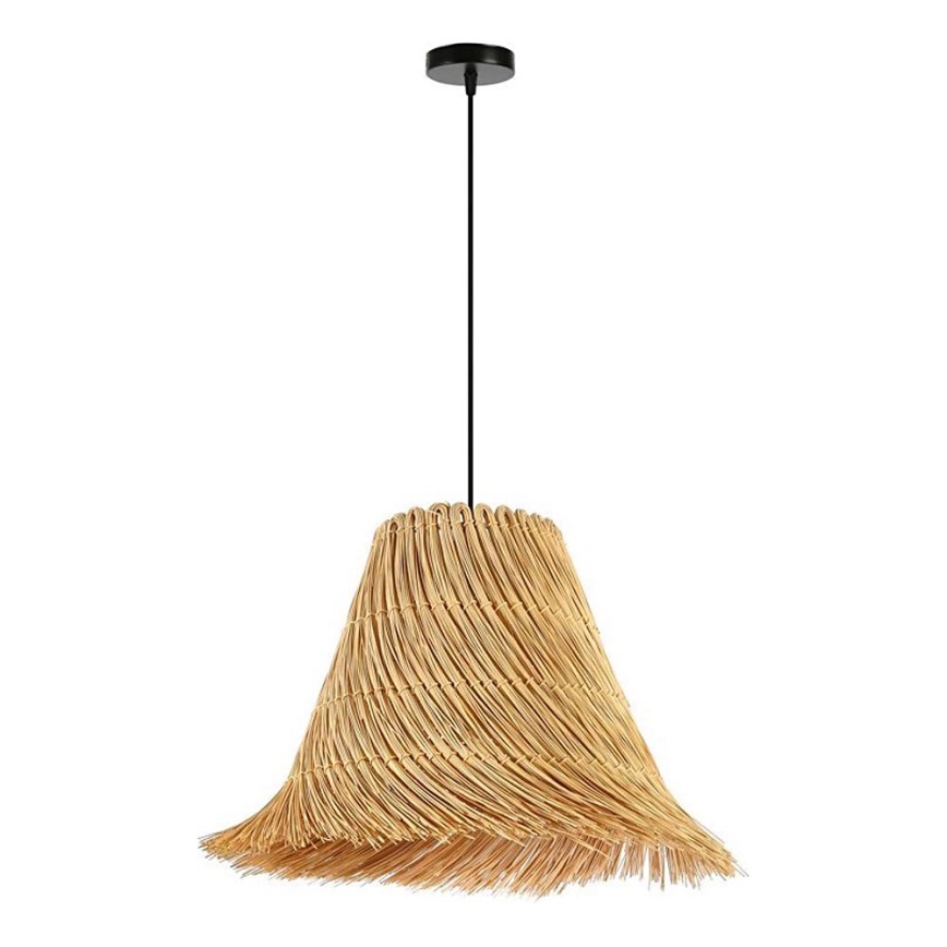 Κρεμαστό φωτιστικό οροφής NATURALEZA 1xE27/40W/230V διάμετρος 45 cm rattan