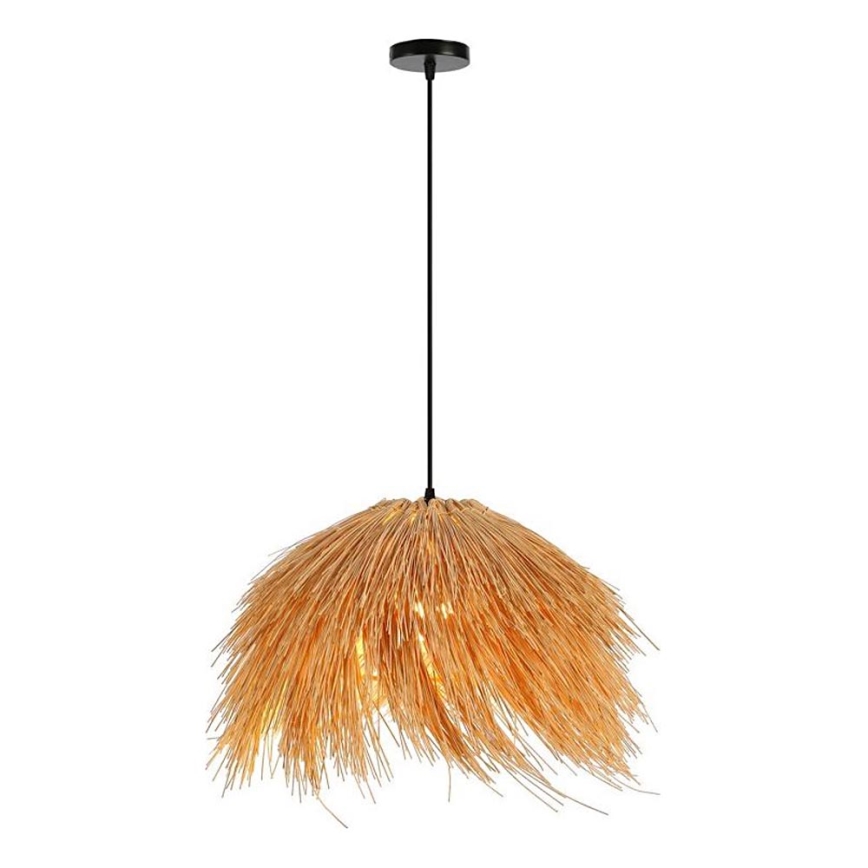 Κρεμαστό φωτιστικό οροφής NATURALEZA 1xE27/40W/230V διάμετρος 55 cm rattan