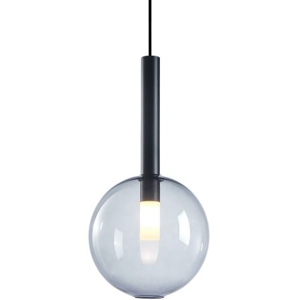 Κρεμαστό φωτιστικό οροφής NIKO 1xG9/9W/230V διάμετρος 20 cm μαύρο