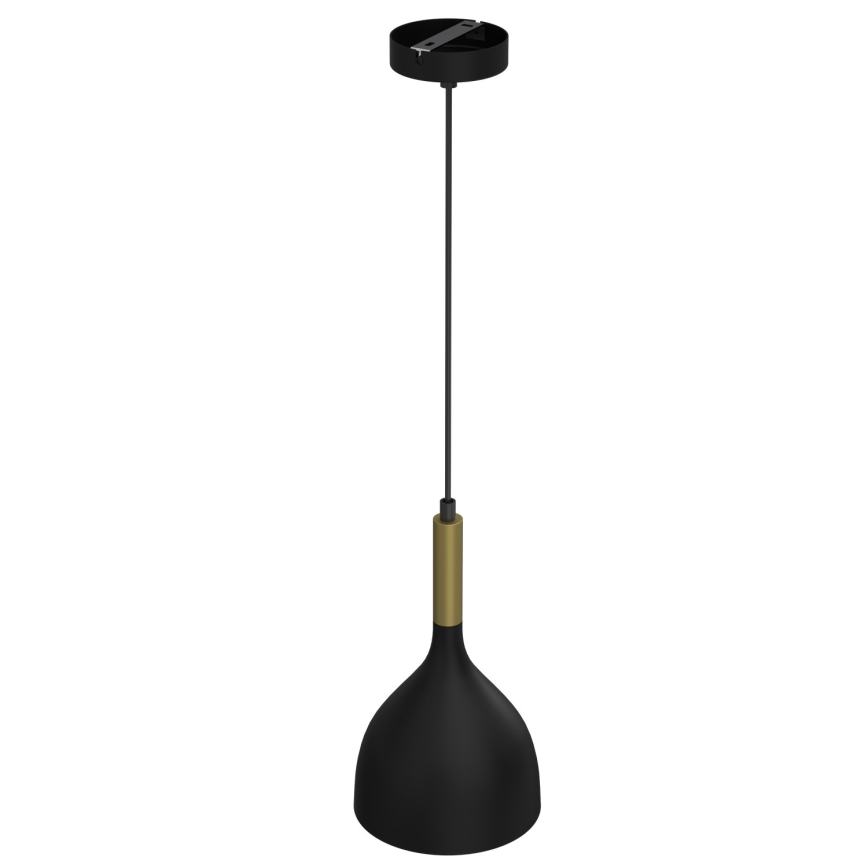 Κρεμαστό φωτιστικό οροφής NOAK 1xE27/15W/230V μαύρο/χρυσό