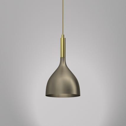Κρεμαστό φωτιστικό οροφής NOAK 1xE27/15W/230V ορείχαλκος/χρυσό