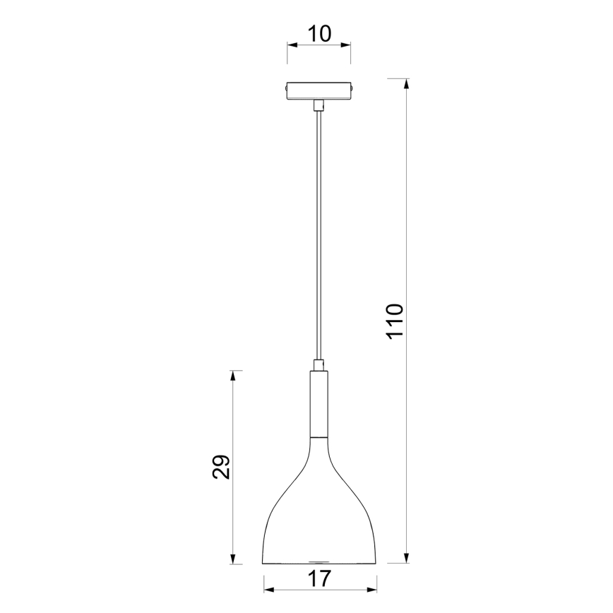 Κρεμαστό φωτιστικό οροφής NOAK 1xE27/15W/230V ορείχαλκος/χρυσό