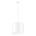 Κρεμαστό φωτιστικό οροφής NOVA 1xE27/15W/230V διάμετρος 30 cm λευκό