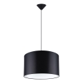 Κρεμαστό φωτιστικό οροφής NOVA 1xE27/15W/230V διάμετρος 40 cm μαύρο