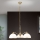 Κρεμαστό φωτιστικό οροφής OLD LAMP 3xE27/40W/230V διάμετρος 65 cm λευκό/ορείχαλκος