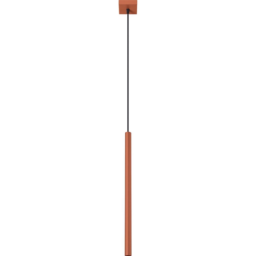 Κρεμαστό φωτιστικό οροφής PASTELO 1xG9/8W/230V κόκκινο