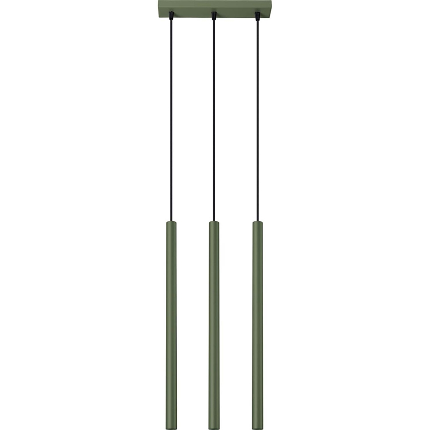 Κρεμαστό φωτιστικό οροφής PASTELO 3xG9/8W/230V πράσινο