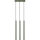 Κρεμαστό φωτιστικό οροφής PASTELO 3xG9/8W/230V πράσινο