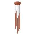 Κρεμαστό φωτιστικό οροφής PASTELO 5xG9/8W/230V κόκκινο