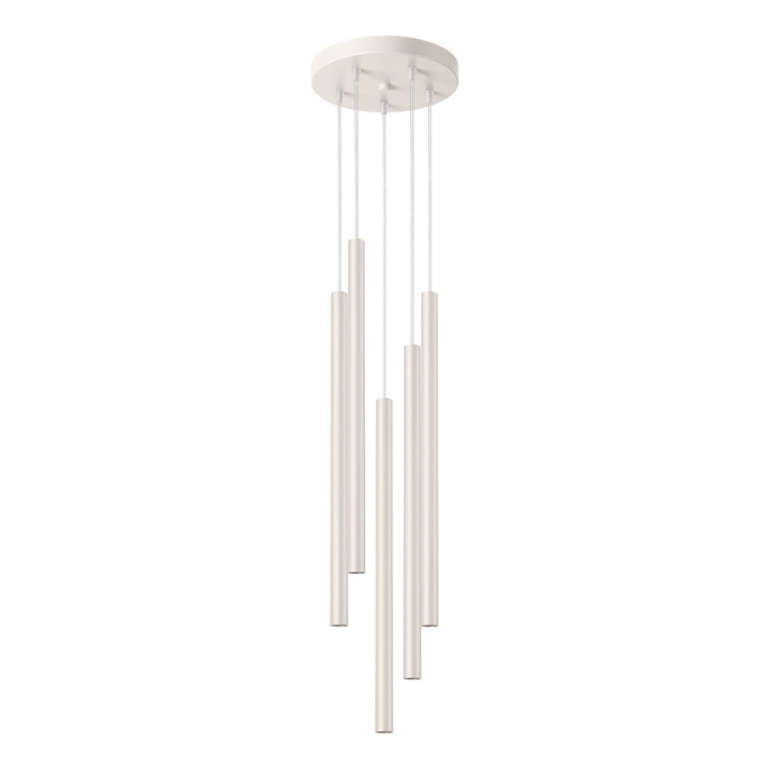 Κρεμαστό φωτιστικό οροφής PASTELO 5xG9/8W/230V κρεμ