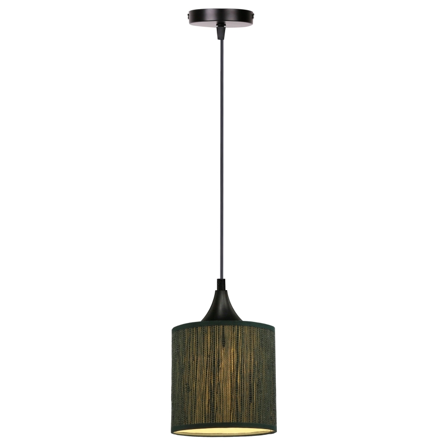 Κρεμαστό φωτιστικό οροφής PATTI 1xE27/60W/230V διάμετρος 15 cm πράσινο