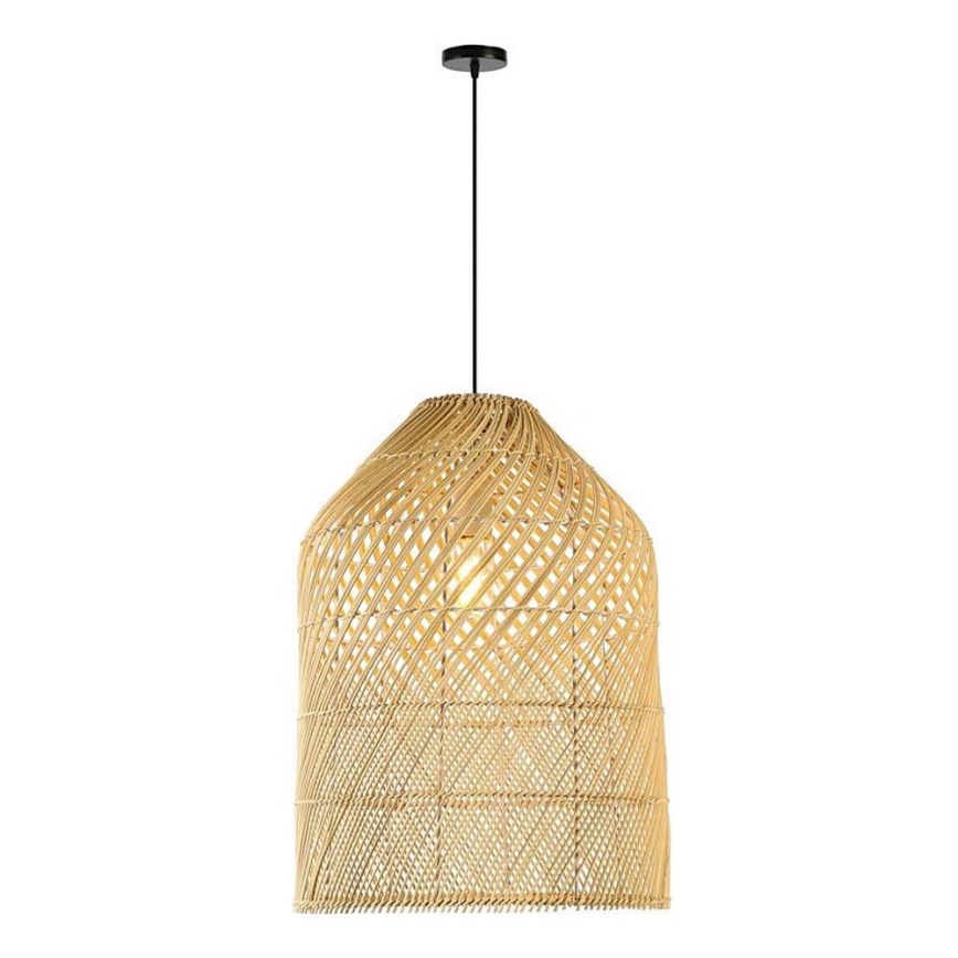 Κρεμαστό φωτιστικό οροφής PELO 1xE27/40W/230V διάμετρος 35 cm rattan