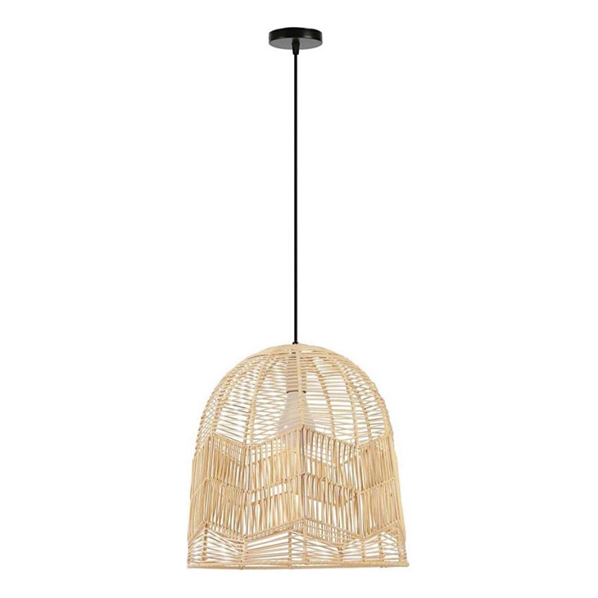 Κρεμαστό φωτιστικό οροφής PELO 1xE27/40W/230V διάμετρος 40 cm rattan