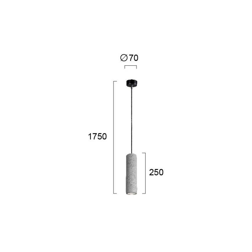 Κρεμαστό φωτιστικό οροφής PHENIX 1xGU10/25W/230V