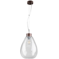 Κρεμαστό φωτιστικό οροφής PIRO 1xE27/60W/230V οξιά