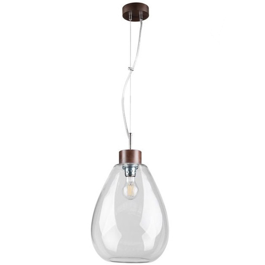 Κρεμαστό φωτιστικό οροφής PIRO 1xE27/60W/230V οξιά