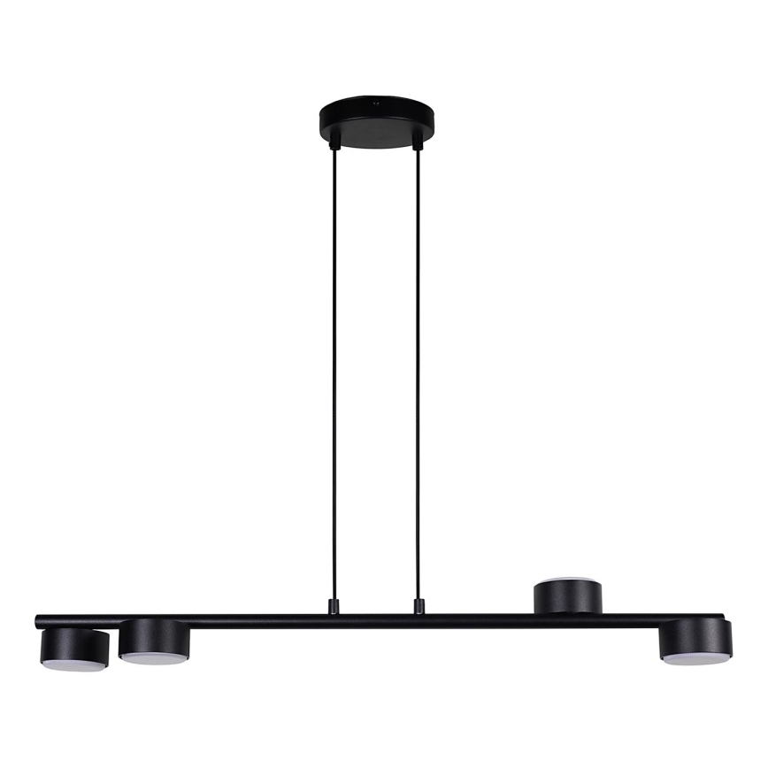 Κρεμαστό φωτιστικό οροφής PUNTO 4xGX53/12W/230V μαύρο