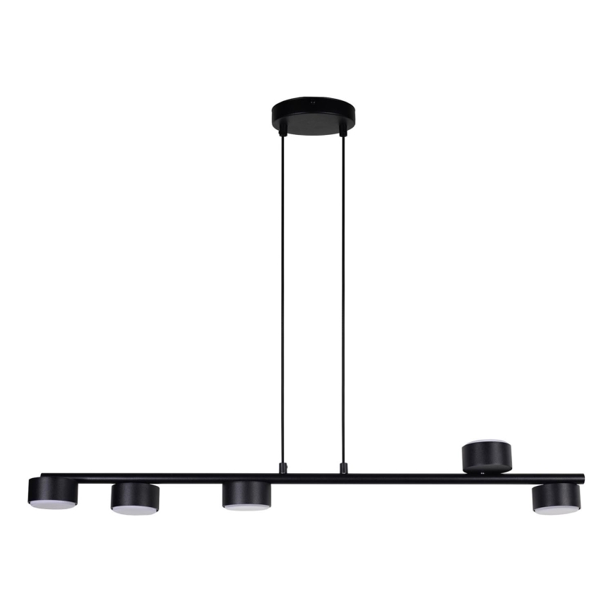 Κρεμαστό φωτιστικό οροφής PUNTO 5xGX53/12W/230V μαύρο