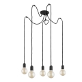 Κρεμαστό φωτιστικό οροφής QUALLE 5xE27/60W/230V spider
