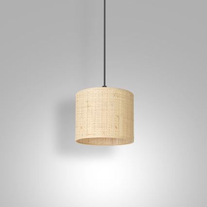 Κρεμαστό φωτιστικό οροφής RATTAN 1xE27/60W/230V διάμετρος 18 cm rattan