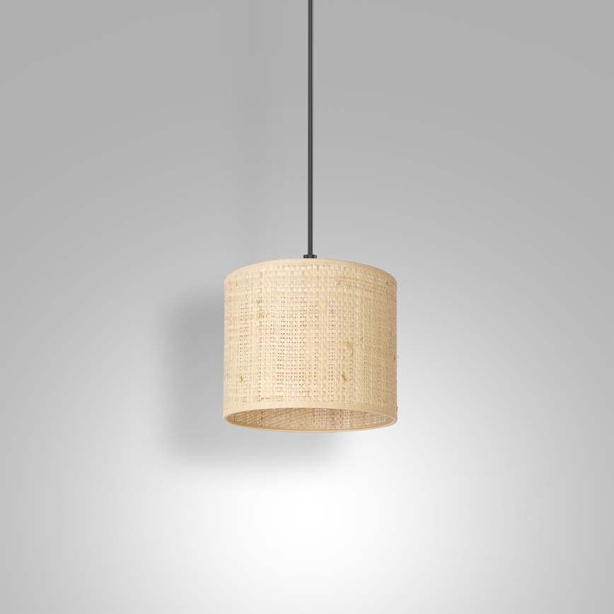 Κρεμαστό φωτιστικό οροφής RATTAN 1xE27/60W/230V διάμετρος 18 cm rattan