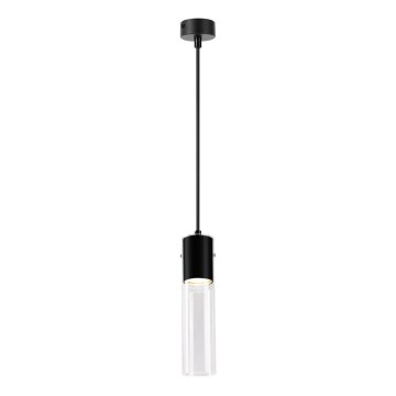 Κρεμαστό φωτιστικό οροφής RICKY 1xGU10/10W/230V μαύρο