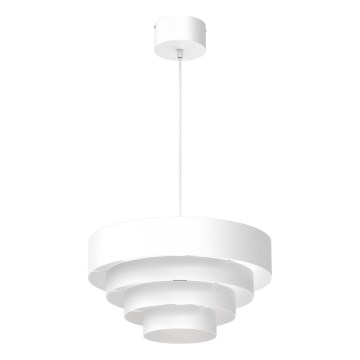 Κρεμαστό φωτιστικό οροφής RINGS 1xE27/15W/230V λευκό